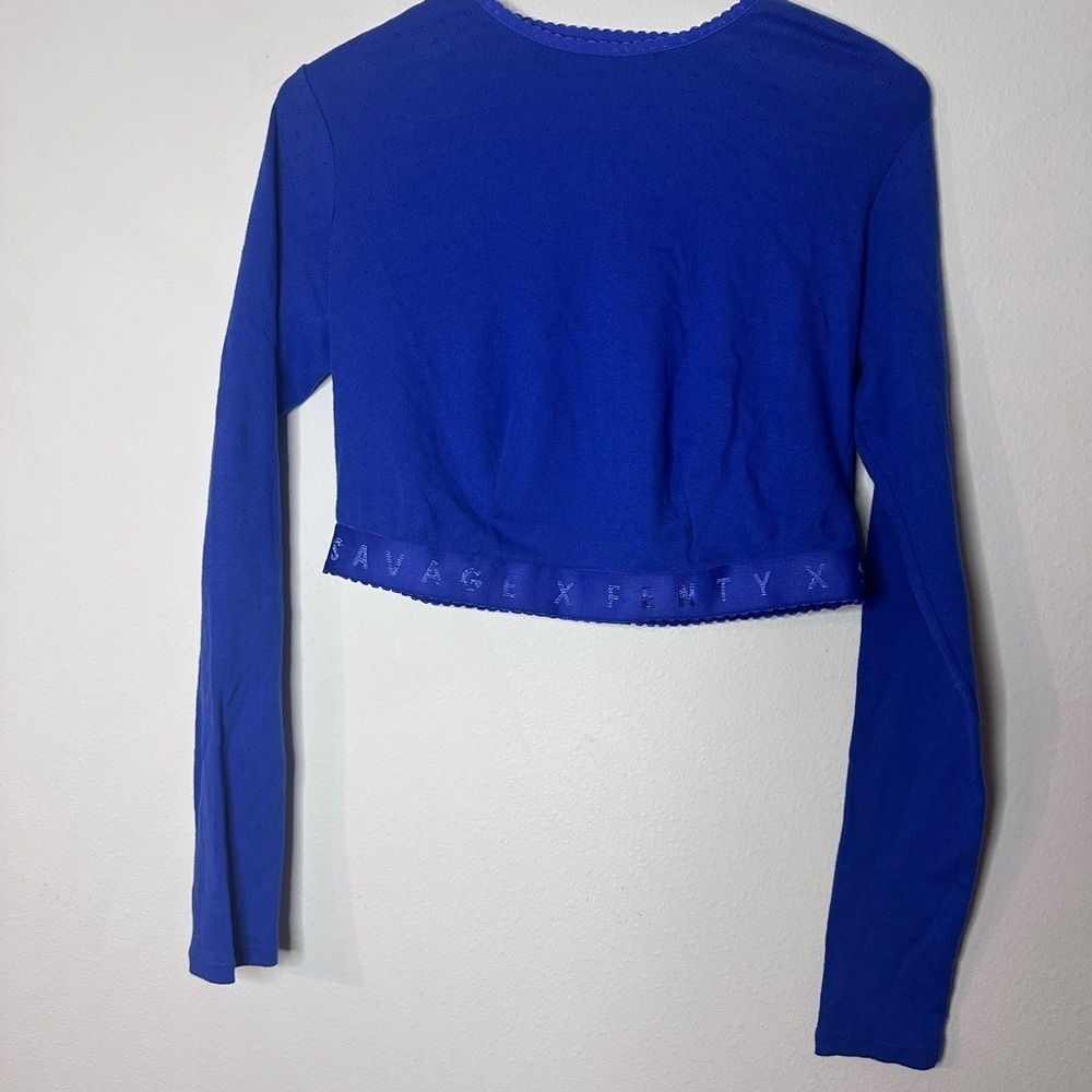 Savage X Fenty Royal Blue Long Sleeve Top